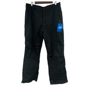 Slalom Water Resistant Insulated Snow Ski Pant Black Men's Large Reinforced Knee